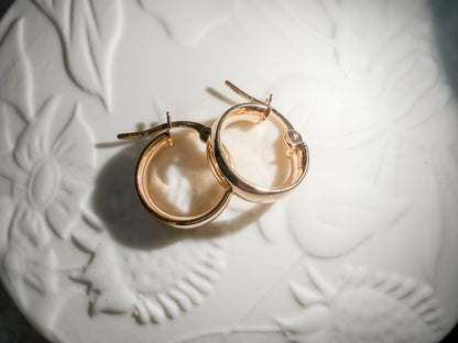 Essential Gold Hoops | 9kt Yellow Gold