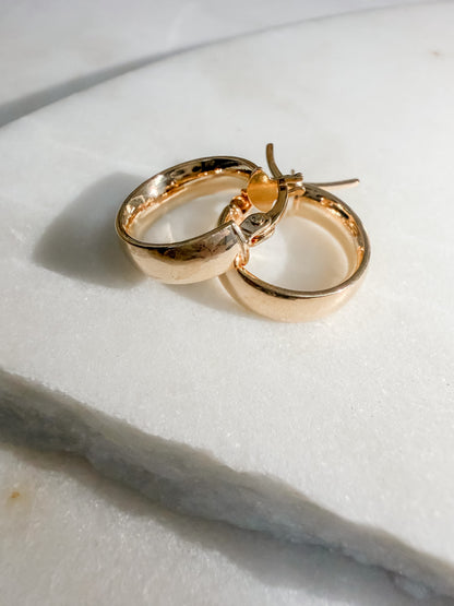 Essential Gold Hoops | 9kt Yellow Gold