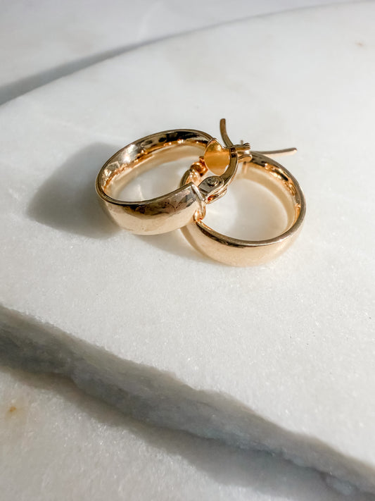 Essential Gold Hoops | 9kt Yellow Gold