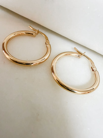 Medium Gold Hoops