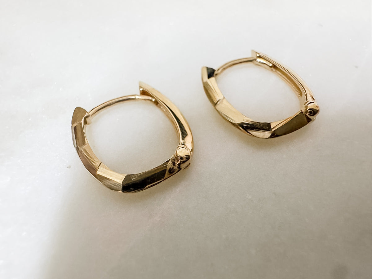 Gold Huggies | 9kt Yellow Gold