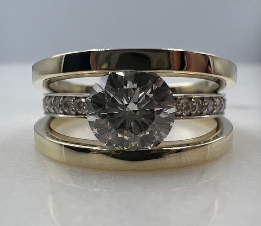 Floating Diamond Ring