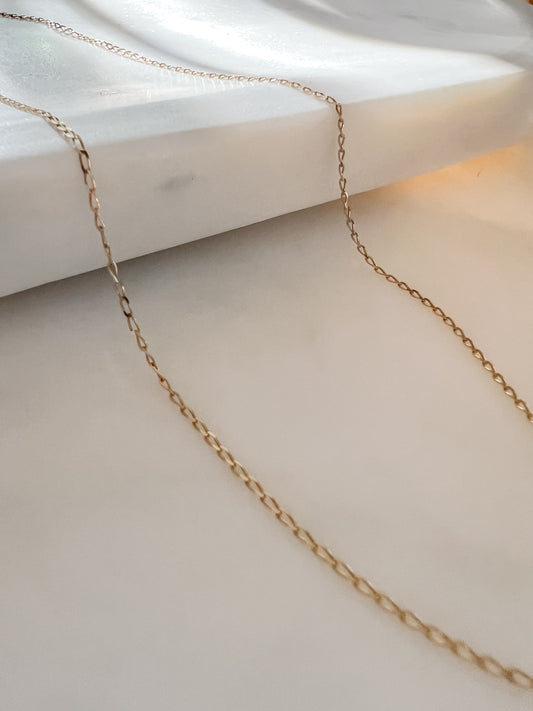 9k Gold Long Link (1.2mm)