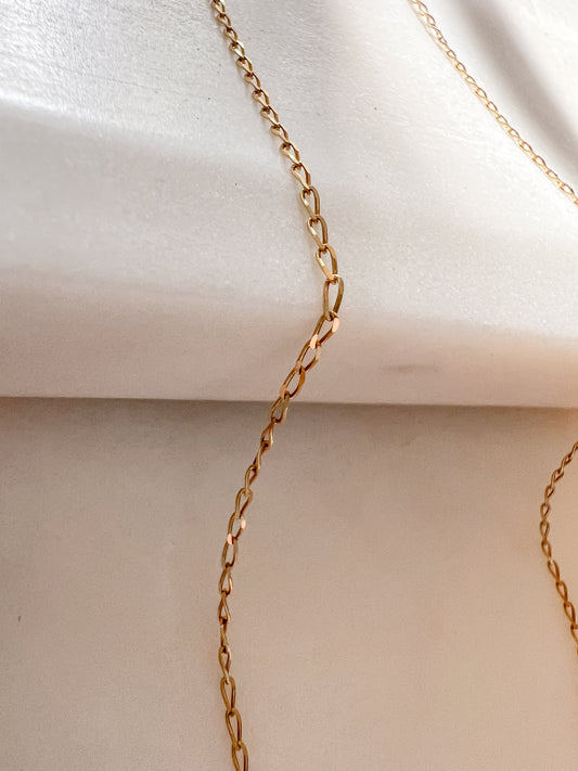 9k Gold Long Link (1.2mm)