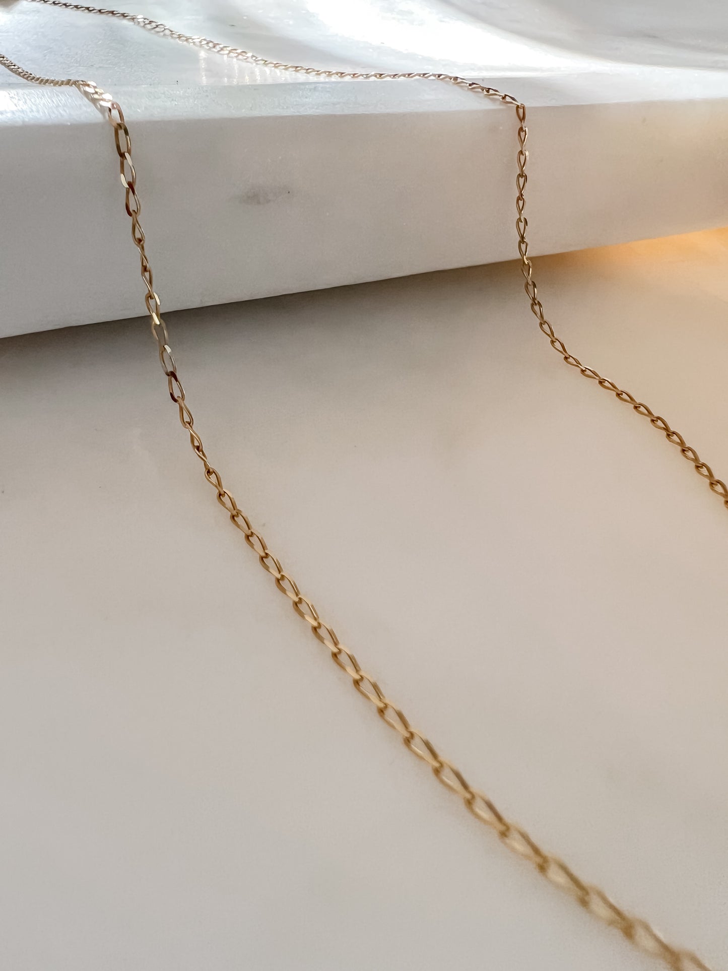 9k Gold Long Link (1.2mm)
