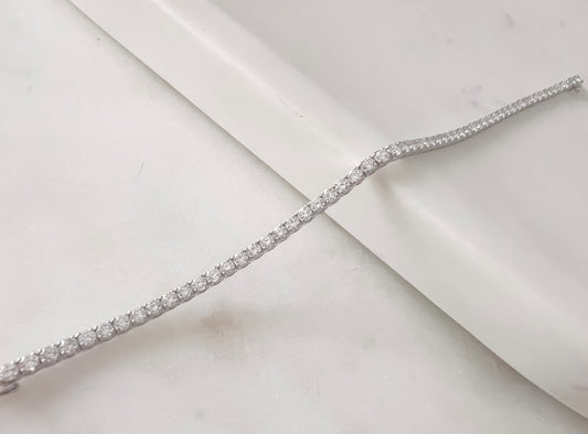 Lab Diamond Tennis Bracelet