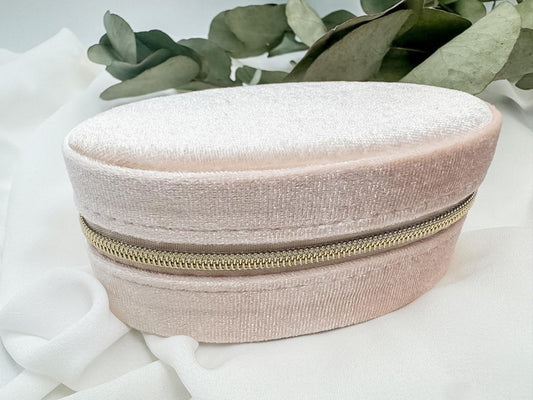 Pink jewellery storage box
